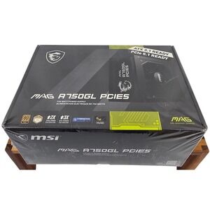 MSI MAG A750GL PCIe5 750W Power Supply ATX 3.1 80+ Gold Fully Modular PSU NISB